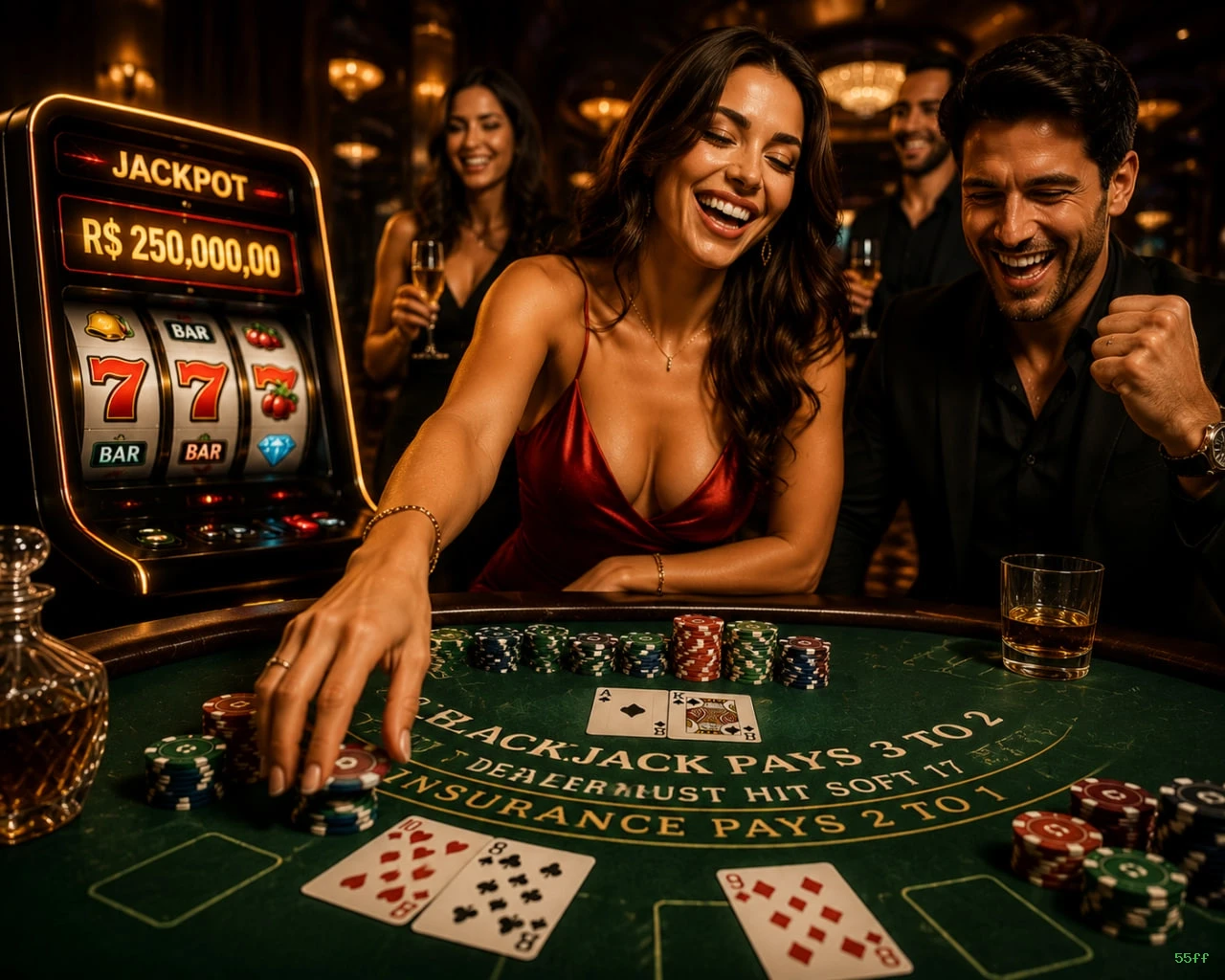 Cassino ao vivo 55ff dealers